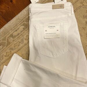 AG White Denim Jeans